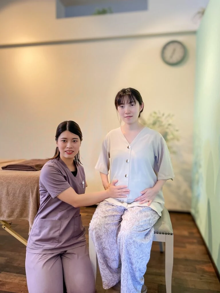 八戸で妊活鍼灸を実際に受けて妊娠できた方とのツーショット